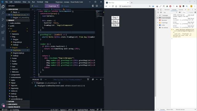 ReactJS Tutorial #12 Methods as props смотреть онлайн
