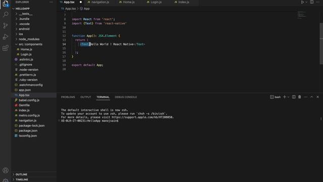 React Native : Hello World App || part : 2 || Project setup || Hindi Tutorials || 2023 смотреть онлайн