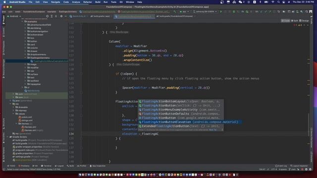 jetpack compose floating action button | android compose floating action button example | day19 смотреть онлайн
