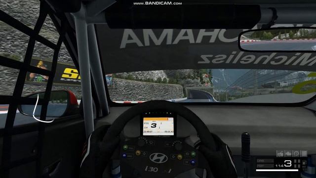 RaceRoom Raceway Bridge HotLap 1:17:78 (Hyundai I30N TCR 2018) смотреть онлайн