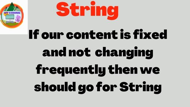 When to use String, StringBuffer and String Builder смотреть онлайн