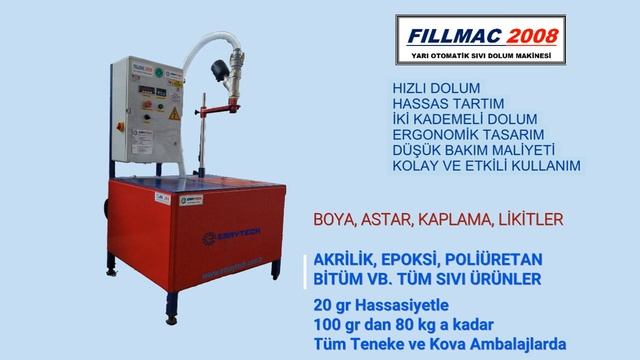 SIVI DOLUM MAKİNASI - LIQUID FILLING MACHINE - FILLMAC 2008 смотреть онлайн
