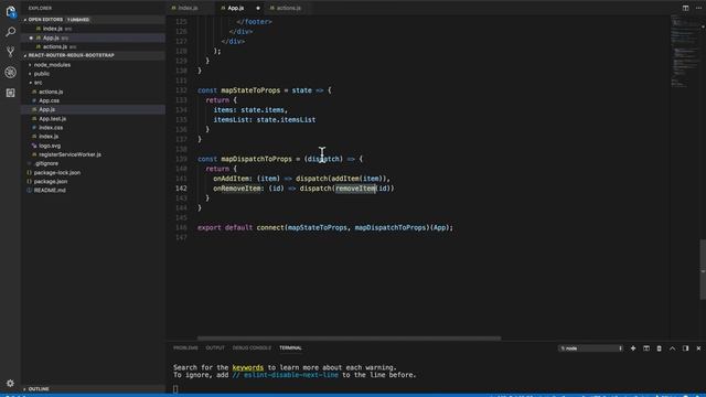 #16 - React Router Redux - Incluindo Actions na Aplicação смотреть онлайн