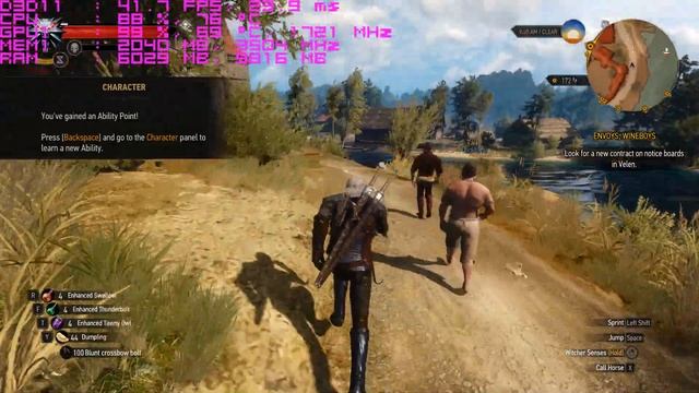 The Witcher 3 - Gameplay (GTX 1050 Ti 4GB + i3 4160) [FPS Test] смотреть онлайн
