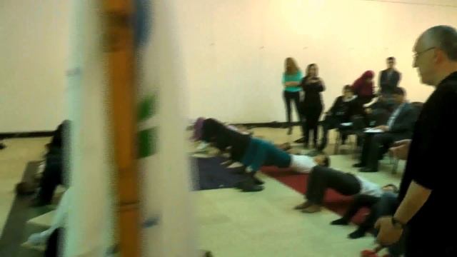 How to Release stress and trauma - TRE workshop Dr David Berceli and Khaled Jurdi