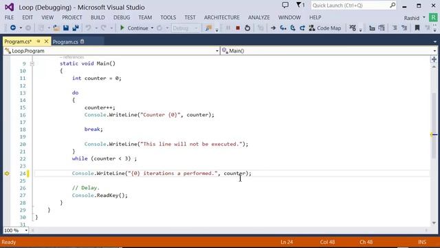 C# Starter. Lesson 6. Loop Constructions смотреть онлайн