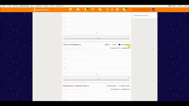 Сбор статистики группы в «Одноклассниках»