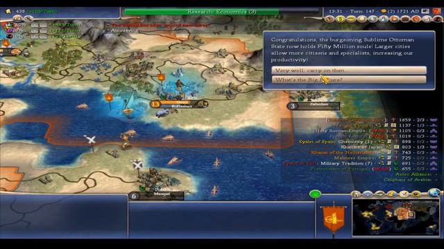 Давайте поиграем Civilization IV RFC с турецкой империей на русском языке №9
