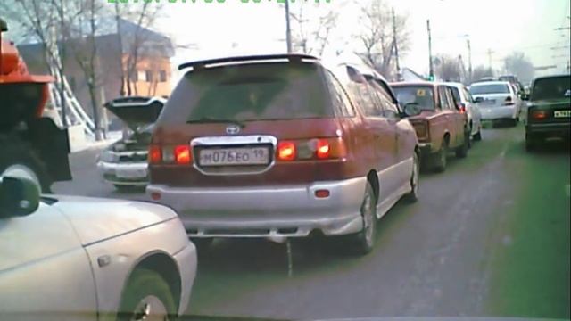 Абакан.ДТП.Марк 2(Н524ЕО19) и ЦРВ смотреть онлайн