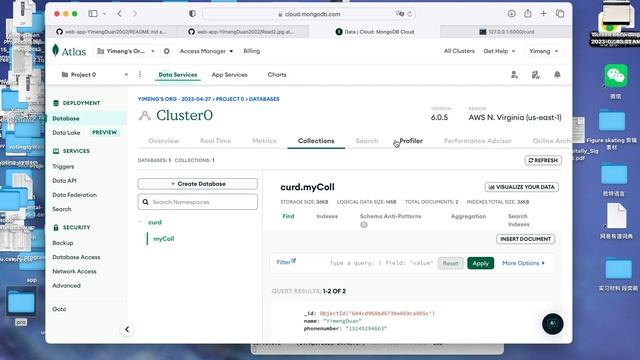 Demonstration of phonebook application(Flask+MongoDB) смотреть онлайн