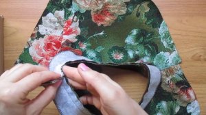 Как   обработать  горловину  платья  обтачкой.