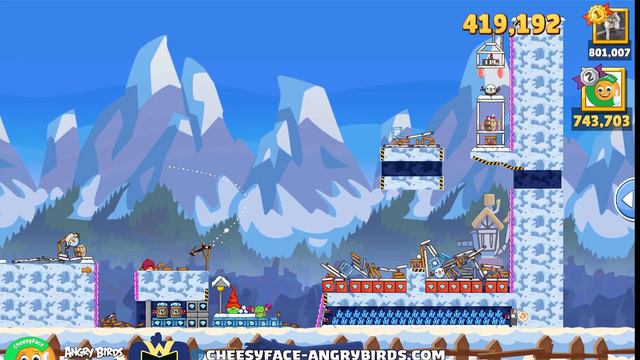 Angry Birds Friends Season's Slingings Tournament 1178 Level 8 NO Power UP Walkthrough смотреть онлайн