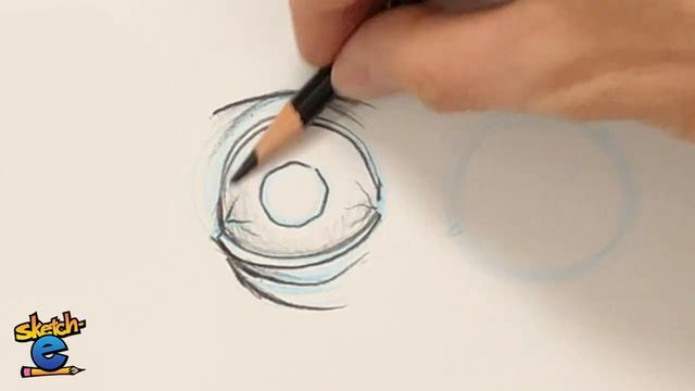 How to draw eyes of a zombie and buggy alien with Sketch-e. смотреть онлайн