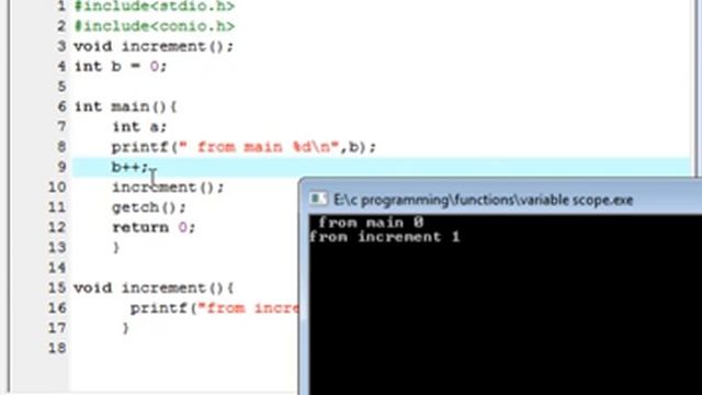 Variable Scope in C Programming Language Video Tutorials смотреть онлайн