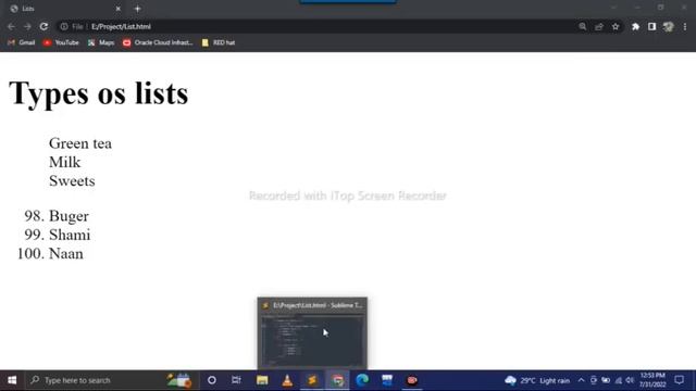 Lists in Html, ordered and unordered list in html( Lecture # 10).(in Urdu/Hindi) смотреть онлайн