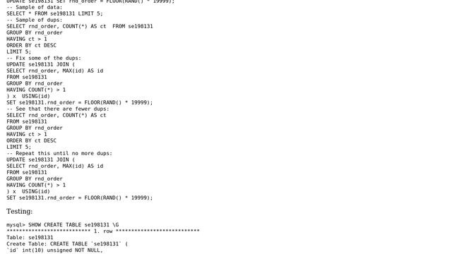 Databases: Why does every record get the same random value on update? (3 Solutions!!) смотреть онлайн