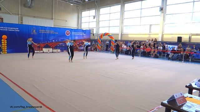 Открытое первенство Красноярского края по эстетической гимнастике. МТ Спорт - женщины, Красноярск смотреть онлайн