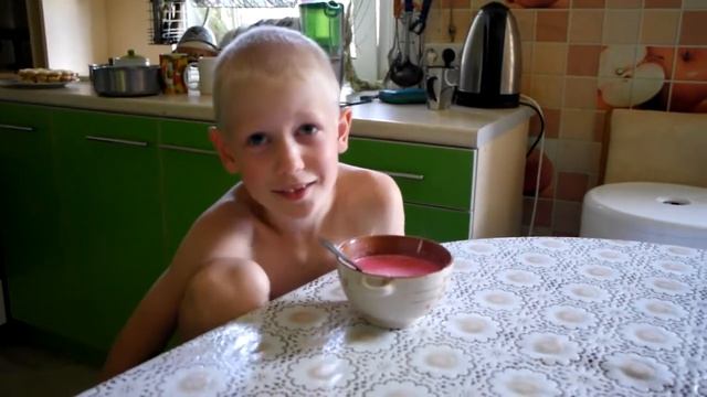 Прикол с супом.