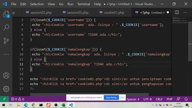 Pelajaran Pemrograman Web dan Perangkat Bergerak - XII RPL 1 - 04 02 2021 смотреть онлайн