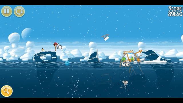 Angry Birds Seasons PC Arctic Eggspedition Level 22 смотреть онлайн