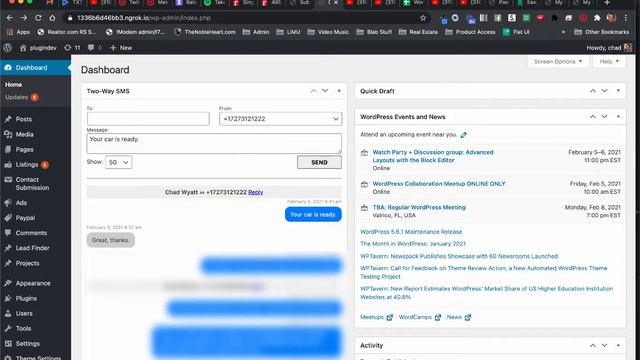 Two-Way SMS Wordpress Plugin Setup смотреть онлайн
