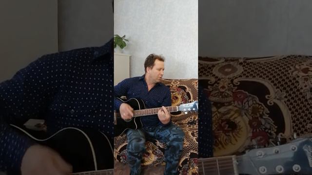 Далеко-далеко журавли полетели. На гитаре.