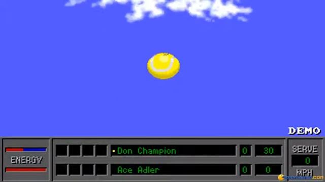 Compaq Grand Slam Cup gameplay (PC Game, 1992) смотреть онлайн