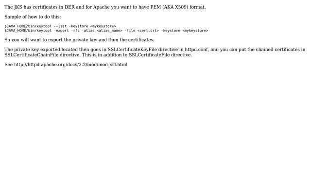 DevOps & SysAdmins: Extract key from JKS keystore to use with apache2 and tomcat (3 Solutions!!) смотреть онлайн