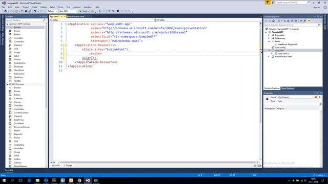 Custom Fonts in WPF Applications смотреть онлайн