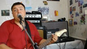 Обзор комбоусилителя VOX DA5. Пример звучания микрофона, гитары и минуса - одновременно.