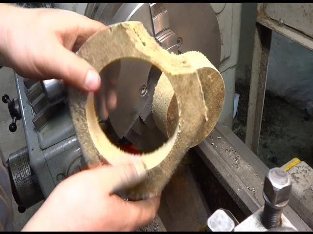 Как обрабатывать ВОЙЛОК на токарном станке. смотреть онлайн