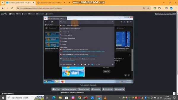 CollabVM & Windows 7P Classic Shell Start To Make!!