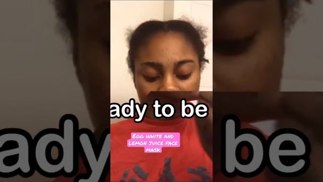 Egg white and lemon face mask #shorts смотреть онлайн