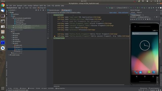 Как быстро перевести программу на другой язык на Android в AndroidStudio