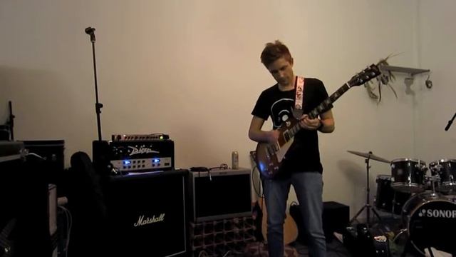 Diezel Einstein and Gibson Tribute - Guitar string bending смотреть онлайн