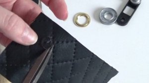 Как установить люверсы на сумку!