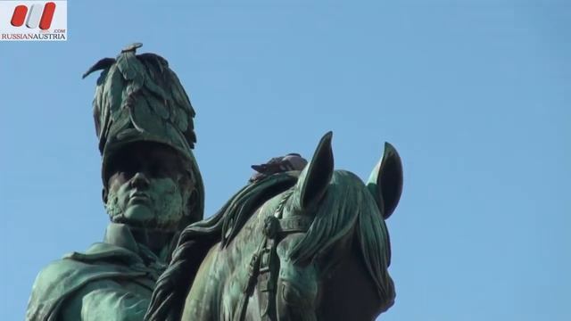 Karl Philipp zu Schwarzenberg. Reiterdenkmal am Schwarzenbergplatz in Wien. Tour in Vienna смотреть онлайн