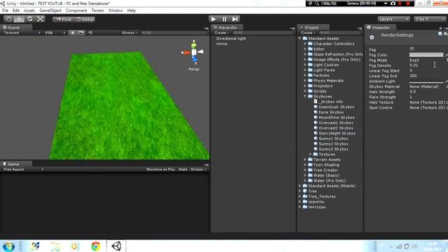 УРОКИ(Unity3D)Создание неба над головой #2 смотреть онлайн