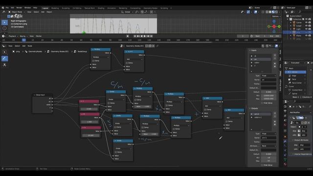 Blender 3.4 SDOF Time simulation with Geometry Nodes Part 2: Node Walkthrough смотреть онлайн