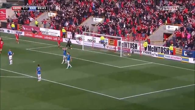 James Maddison Stunning Free Kick Aberdeen vs Rangers смотреть онлайн