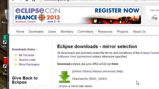 Java Server Pages Tutorial 1 ( Eclipse IDE installation for Java EE Developers ) смотреть онлайн