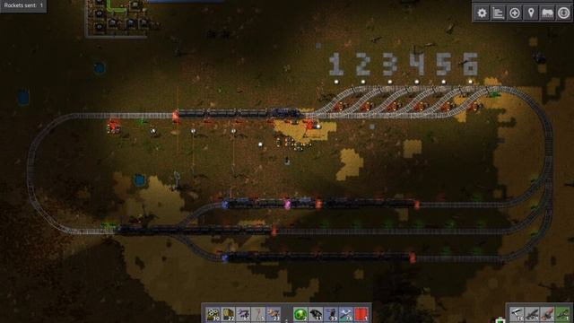 Factorio Train Sorting by Length смотреть онлайн