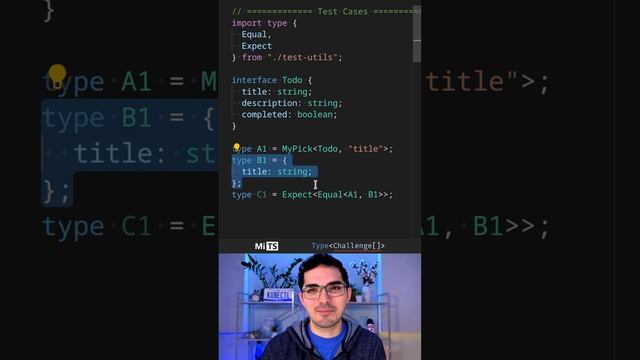 Pick - TypeScript Type Challenges #4 [EASY] смотреть онлайн