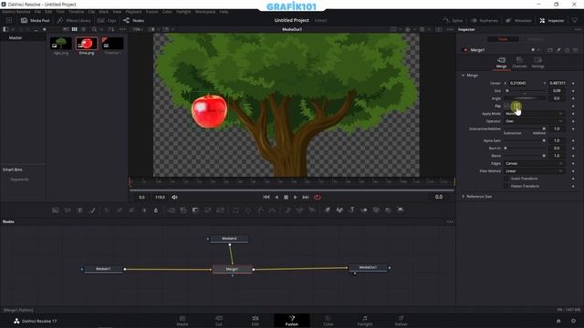 Davinci Resolve Fusion - Node Temelleri (Merge) смотреть онлайн