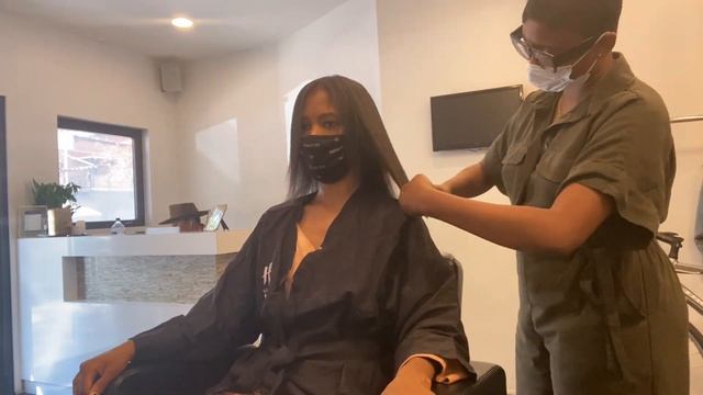 SALON VISIT | I STRAIGHTENED MY HAIR | SILK PRESS ON 4C HAIR