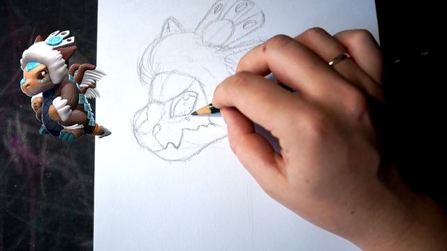 Как нарисовать дракона Арктический карандашом поэтапно. (25.12.2018) смотреть онлайн