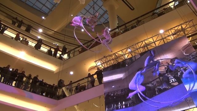 Воздушные гимнастки на Ренском колесе "Kazantseva show" Санкт-Петербург смотреть онлайн