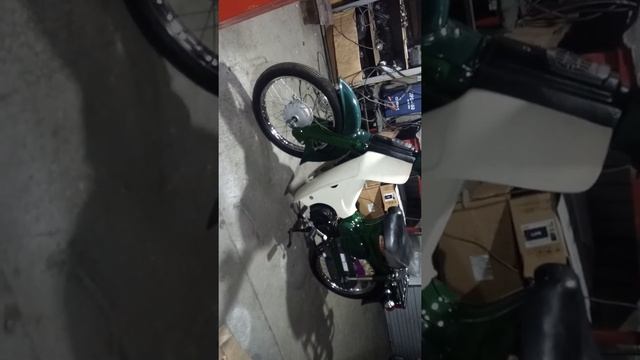 HONDA  SUPER CUB..Хонда каб из контейнера...мега надежный мото скутер ..