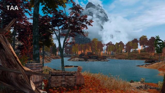 SkyrimVR Antialiasing Comparison - NO AA Vs TAA Vs DLAA Vs DLAA + Glamur Reshade VR