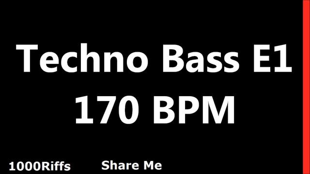 Techno Bass E1 Metronome : 170 BPM смотреть онлайн